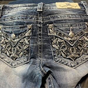 Miss Me Blue Boot Cut Jeans 28 inseam